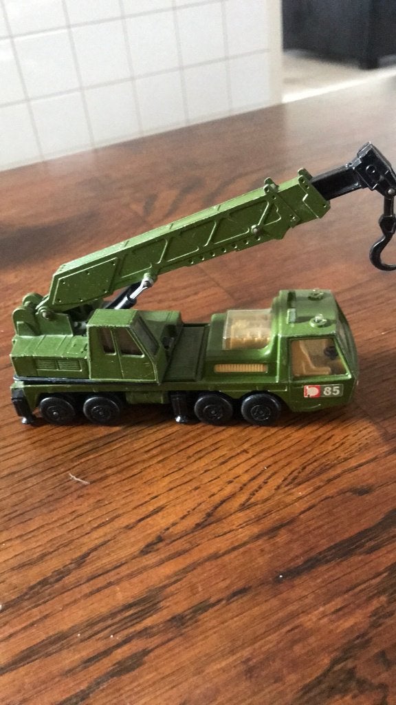 Matchbox Hercules mobile crane K 12 K113, Hobby en Vrije tijd, Modelauto's | 1:50, Ophalen of Verzenden, Gebruikt, Bus of Vrachtwagen