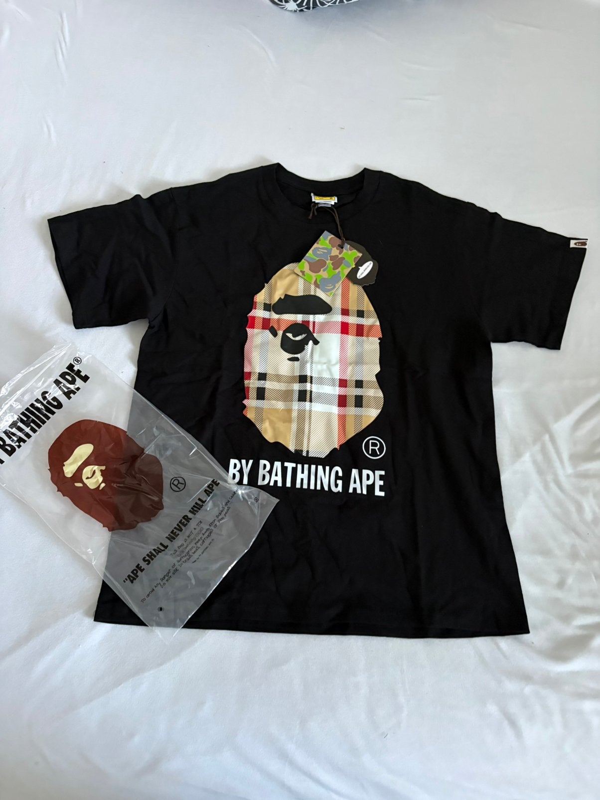 Bape Tshirt Maat M, Kleding | Heren, T-shirts, Nieuw, Maat 48/50 (M), Zwart, Ophalen of Verzenden