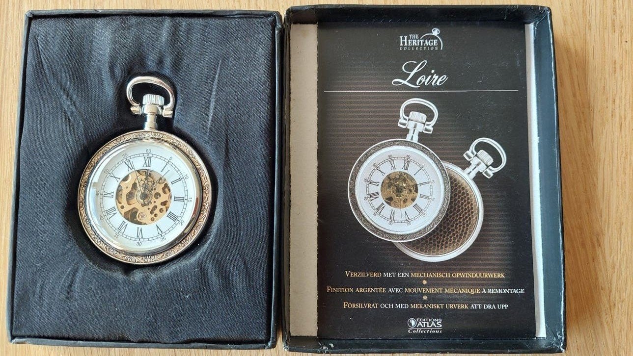 Vintage Zakhorloge - The Heritage Collection - Loire, Overige merken, Overige materialen, Zakhorloge, Ophalen of Verzenden
