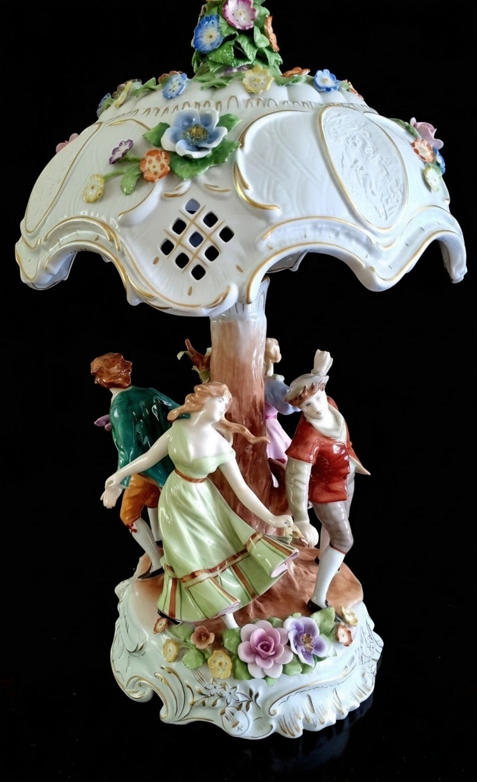 porseleinen schemerlamp., Ophalen