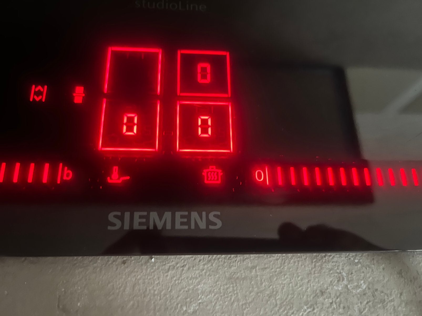 Electrische kookplaat Siemens, Witgoed en Apparatuur, Kookplaten, Gebruikt, Inbouw, Elektrisch, 4 kookzones, Ophalen of Verzenden