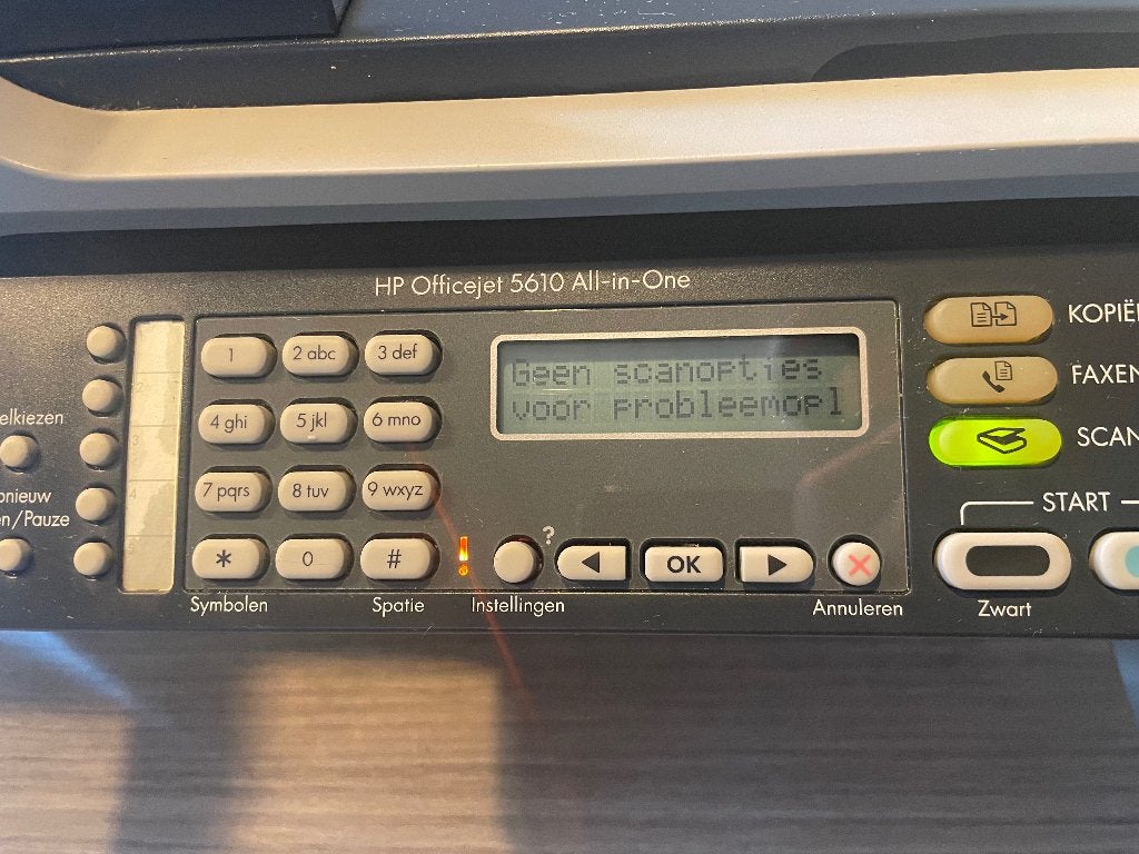HP Officejet 5610 All In One, Ophalen, Gebruikt, Inkjetprinter, All-in-one