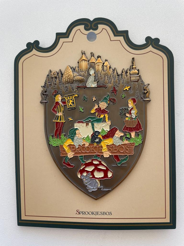 Efteling Reuzenpin Sprookjesbos op kaartje EPP 491, Ophalen of Verzenden, Nieuw, Button of Speldje