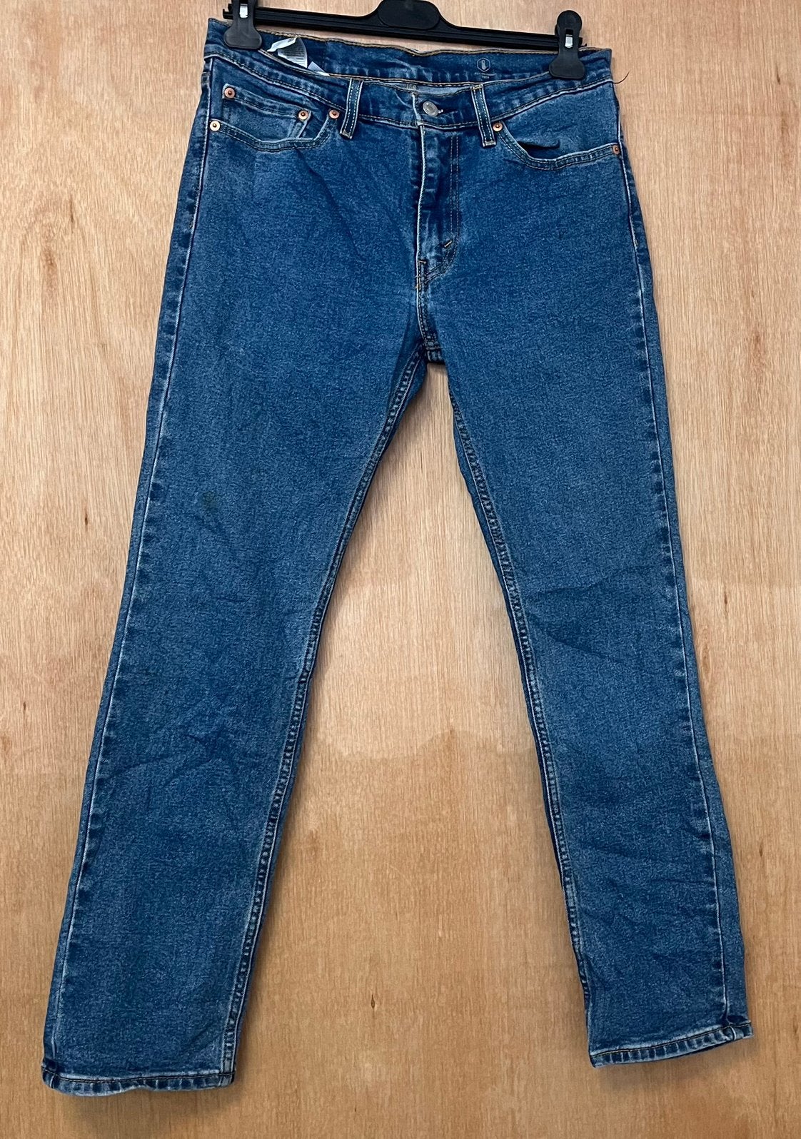 Levi’s 511 slim fit stretch jeans blauw - Maat W32 L30, Ophalen of Verzenden, Zo goed als nieuw, Blauw, W32 (confectie 46) of kleiner