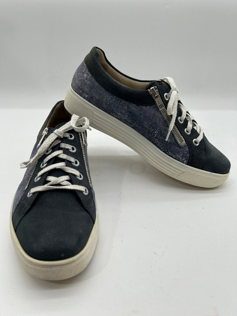 Solidus, maat 39 K (extra wijd) blauwe veterschoenen., Kleding | Dames, Schoenen, Solidus, Verzenden, Blauw, Sneakers of Gympen