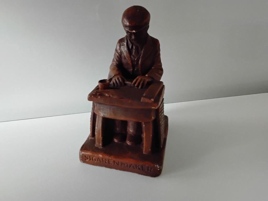 Sigarenmaker beeldje, Ophalen of Verzenden