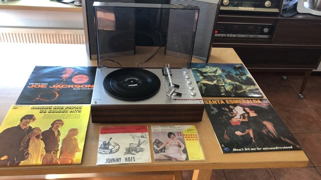 zeer mooie gave  Telefunken Musikus 1080  -   jaar 1969, Ophalen of Verzenden, Gebruikt, Platenspeler, Overige merken