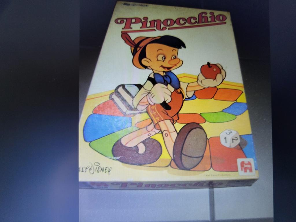 Vintage Disney Pinocchio Bordspel, Hobby en Vrije tijd, Gezelschapsspellen | Bordspellen, Een of twee spelers, Ophalen of Verzenden