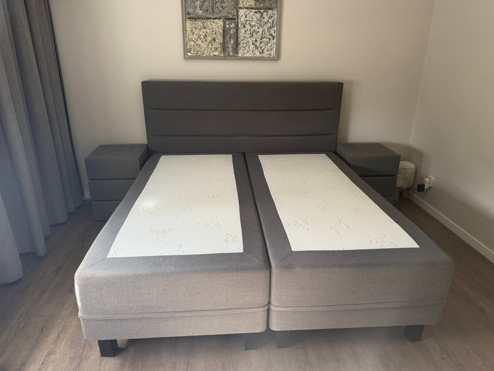 Swiss Sense boxspring incl. nachtkastjes, Ophalen, Tweepersoons, 180 cm, 200 cm