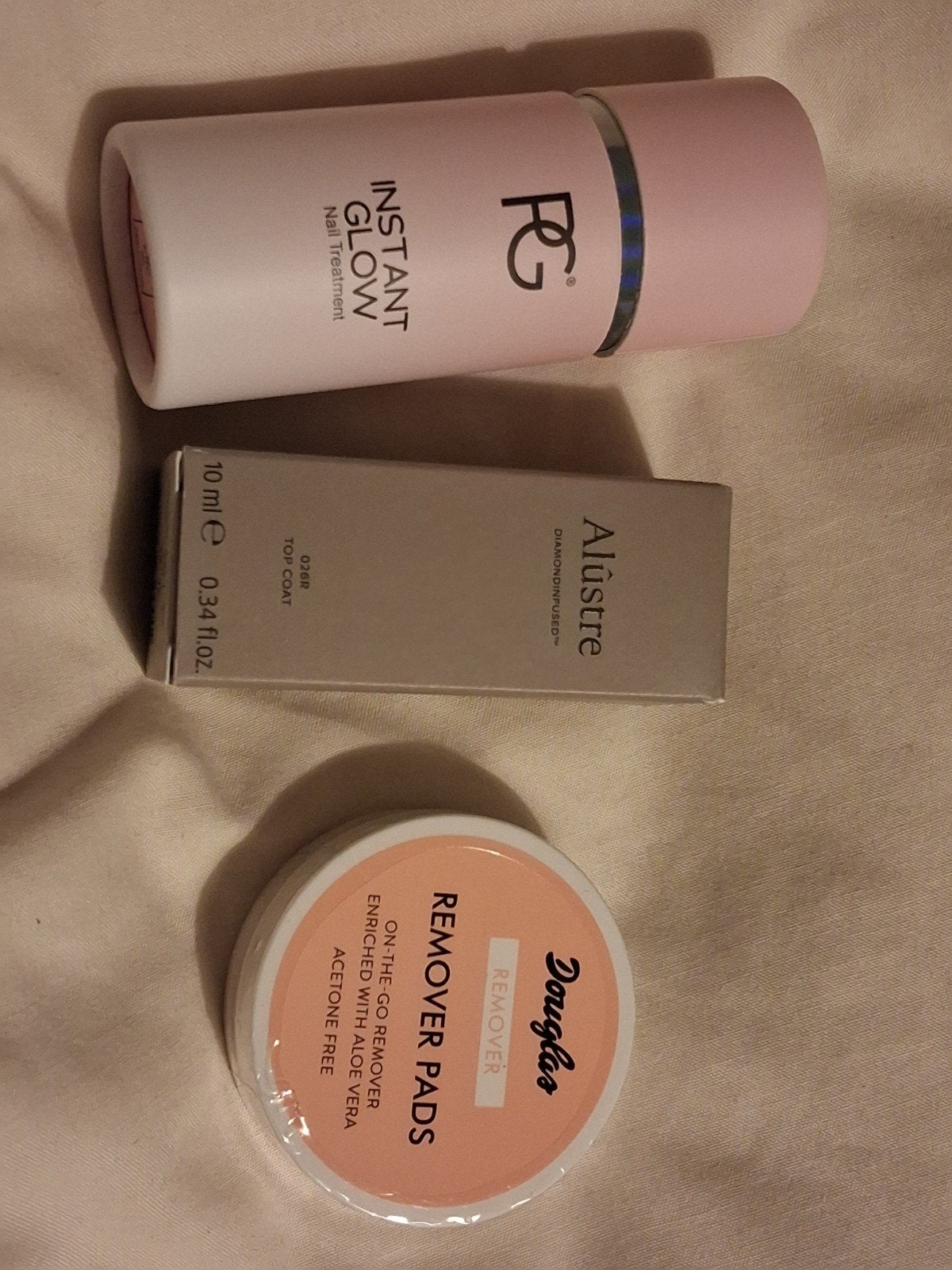 Nail Care Set: pink gellac nail treatment, alustre top coa, Ophalen of Verzenden, Zo goed als nieuw, Overige typen