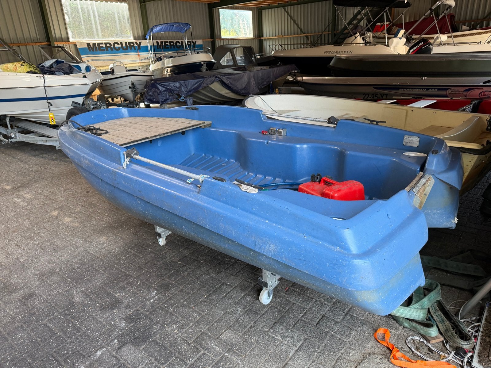 Jeanneau CAP 360 vis/toerboot, Watersport en Boten, Ophalen of Verzenden, Gebruikt, Jeanneau, Kunststof