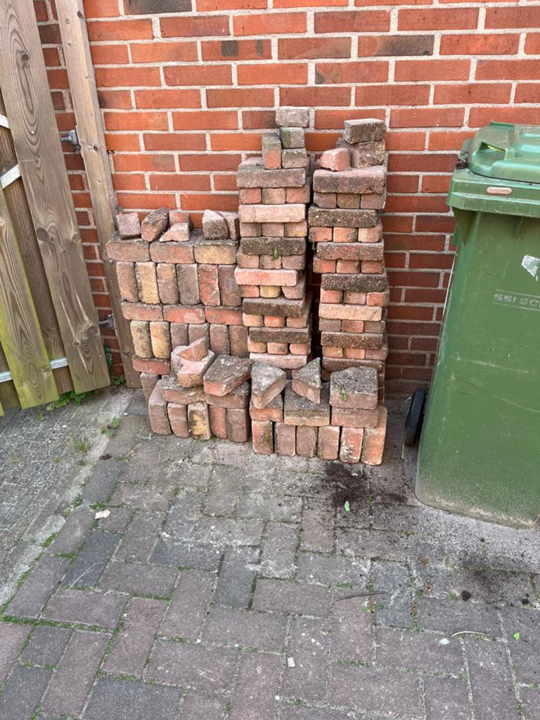 Gebruikte tuinstenen, Ophalen, Gebruikt, Bakstenen