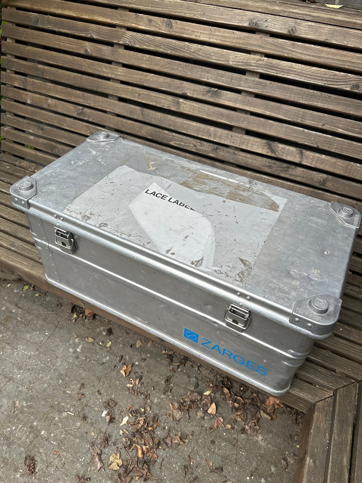 Zarges aluminium kist - robuuste opbergkist 77x37x34, Ophalen, Gebruikt, 100 cm of meer, 60 cm of meer