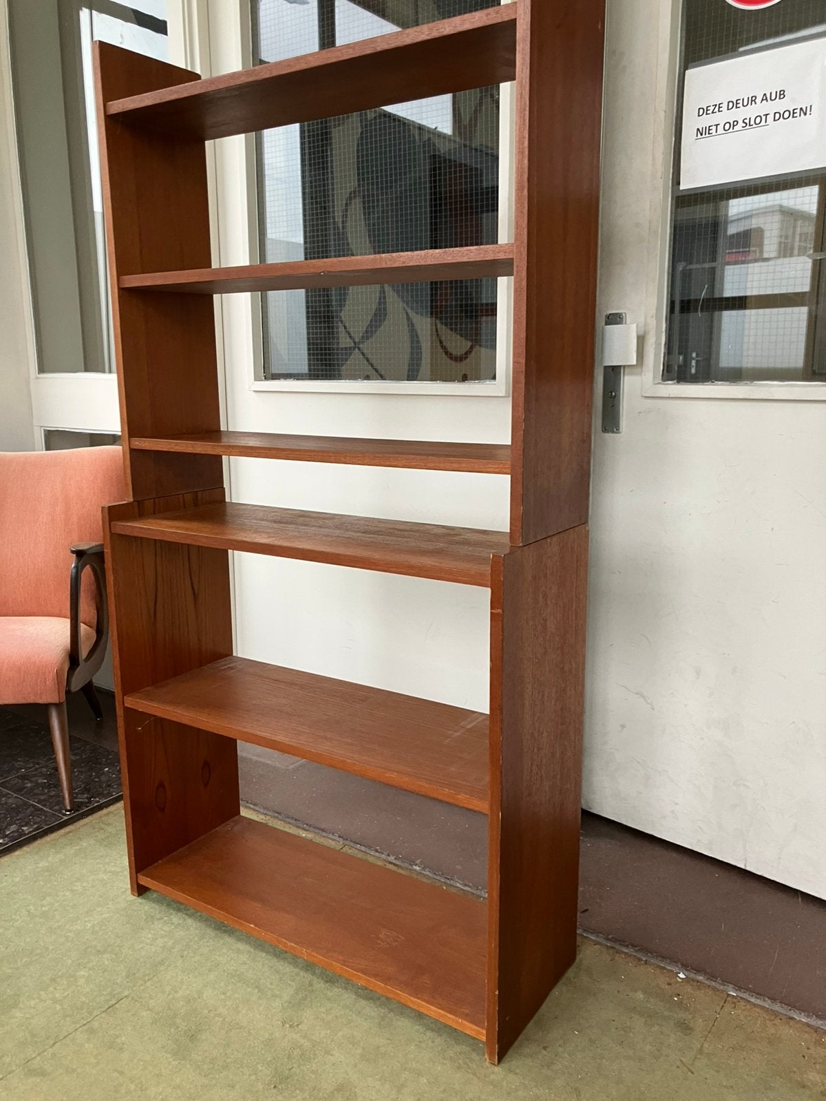 Teakhouten KLM kast. Poul Cadovius., 200 cm of meer, Zo goed als nieuw, 25 tot 50 cm, 50 tot 100 cm