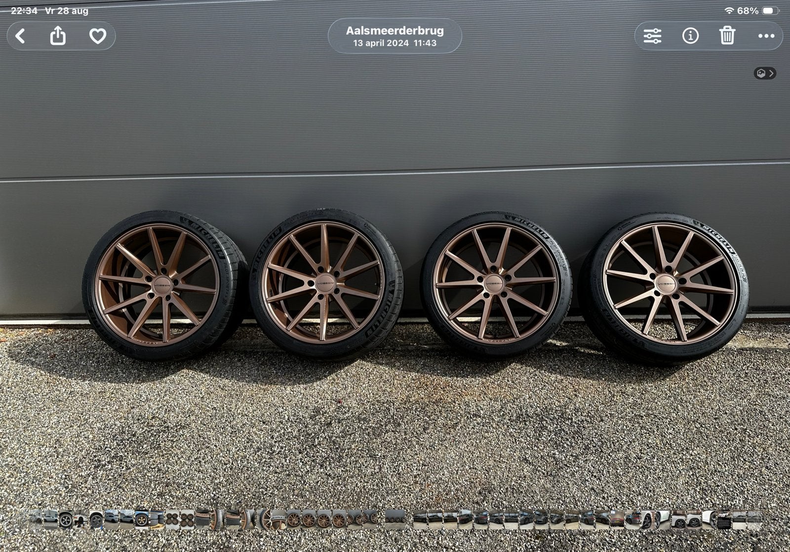 Porsche 991.1 4/4S 20” originele van Vossen, Ophalen, 245 mm, Banden en Velgen, Winterbanden