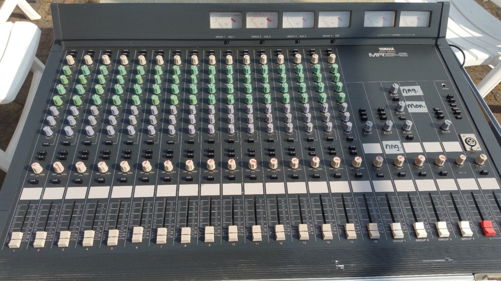 Yamaha MR1642 Mengpaneel + Stagesnake - 16 Kanaals, Muziek en Instrumenten, Mengpanelen, Ophalen, Gebruikt, 10 tot 20 kanalen