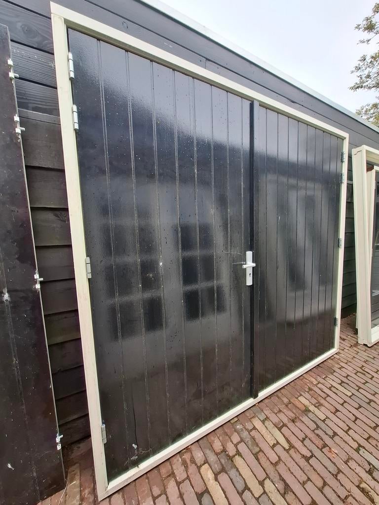 Openslaande garagedeuren schuurdeuren pui deuren dubbel, Doe-het-zelf en Verbouw, Ophalen, Nieuw