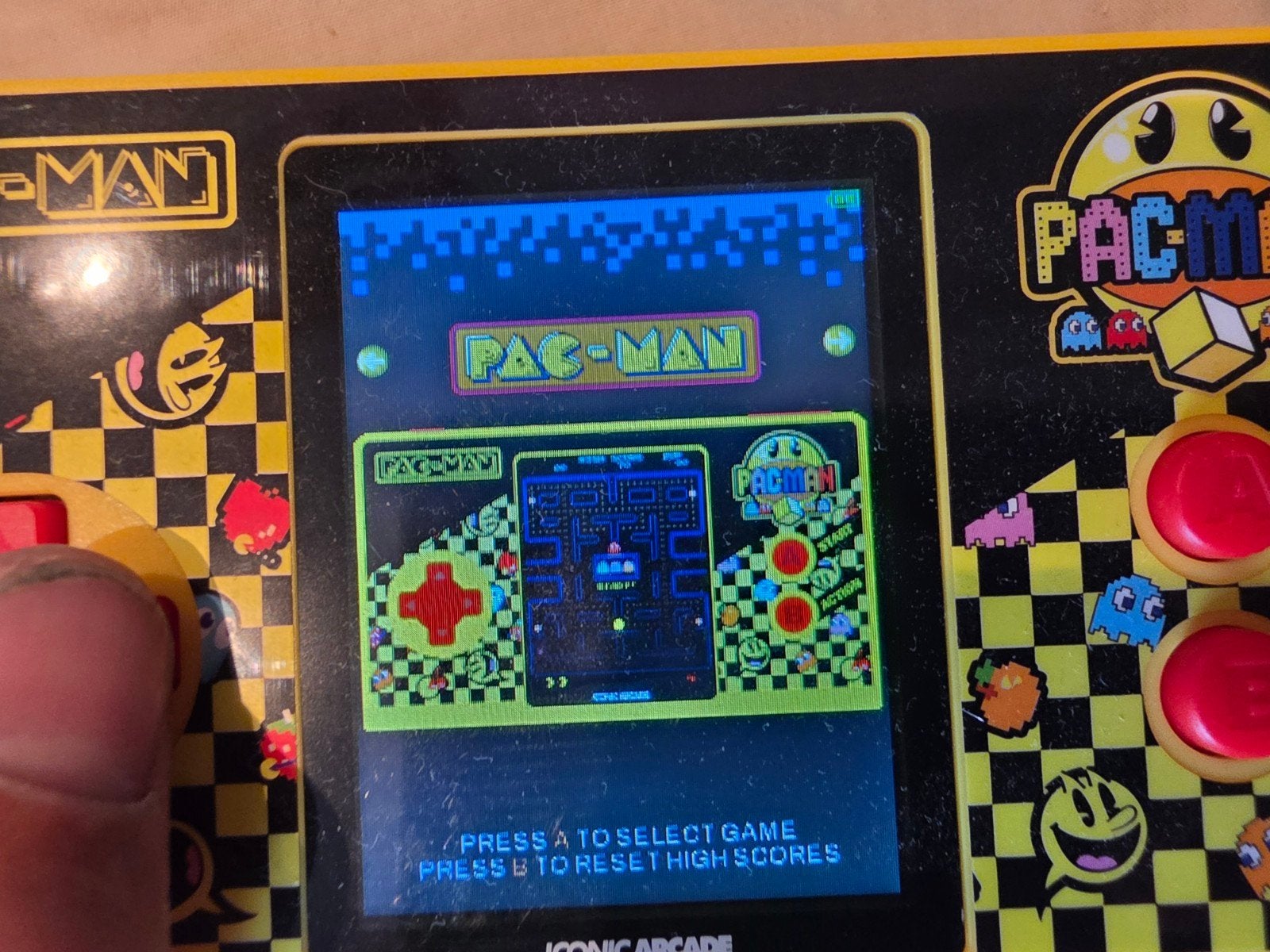 Pac-Man Mini Arcade Handheld Game, Ophalen of Verzenden, Overige merken, Gebruikt