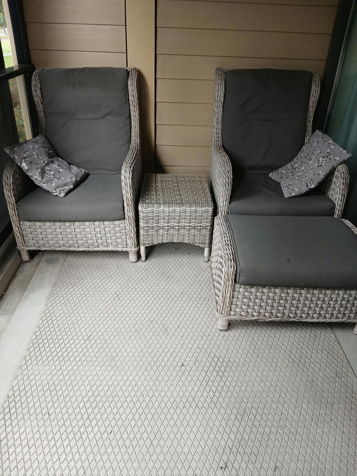 tuin/balkon stoelen, Ophalen, 2 zitplaatsen