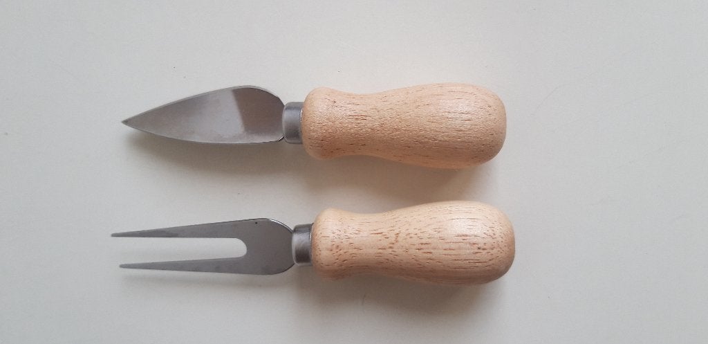 kaas bestekje met houten handvat, Ophalen of Verzenden, Hout
