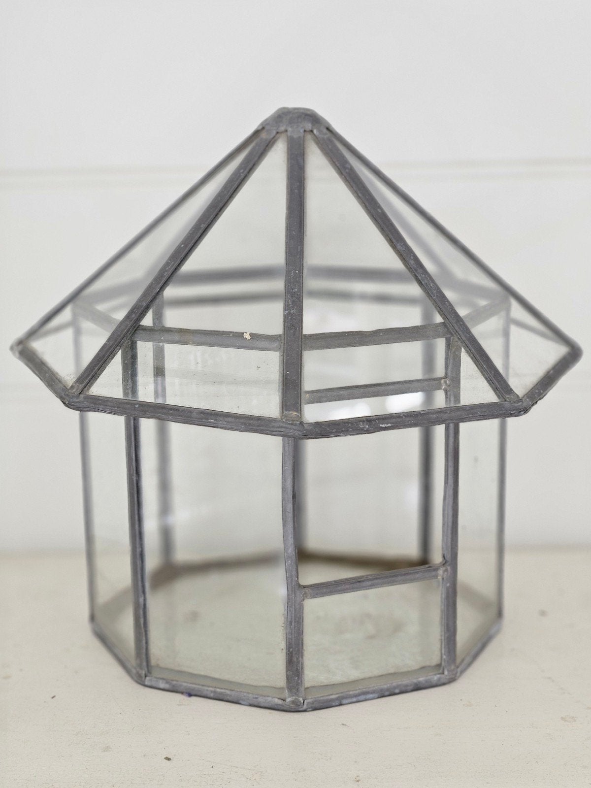 vintage antiek  glazen terrarium/vitrinekastje/kweekkastje, Ophalen
