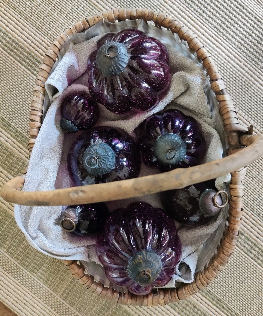 Glazen heksenballen paars, Ophalen of Verzenden