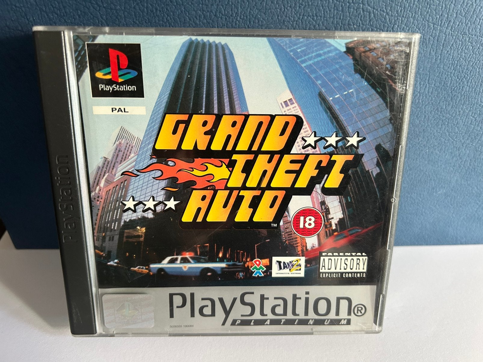 Grand Theft Auto Platinum No Manual Playstation 1 PS1 ps1, Ophalen of Verzenden, Zo goed als nieuw