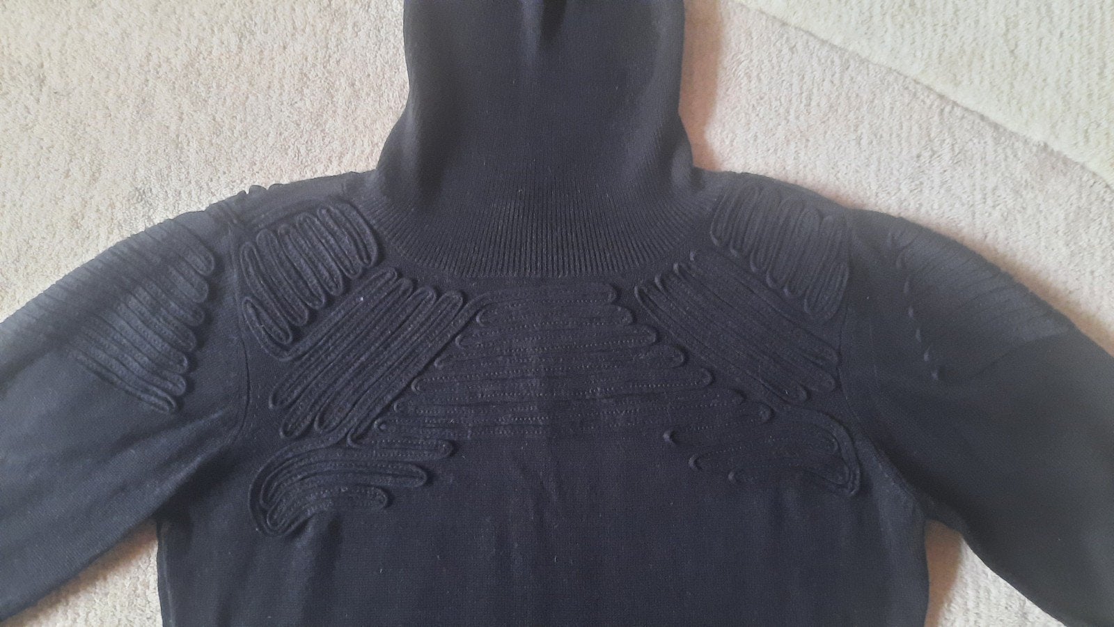 lange trui, jurk, Claudia Strater, 34, nieuwstaat, Zwart, Ophalen of Verzenden, Zo goed als nieuw, Maat 34 (XS) of kleiner