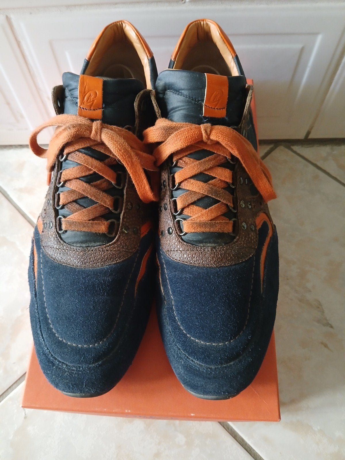 Trendy sneakers Greve maat 8.5 ( 42,5 ), Blauw, Ophalen of Verzenden, Greve, Sneakers of Gympen