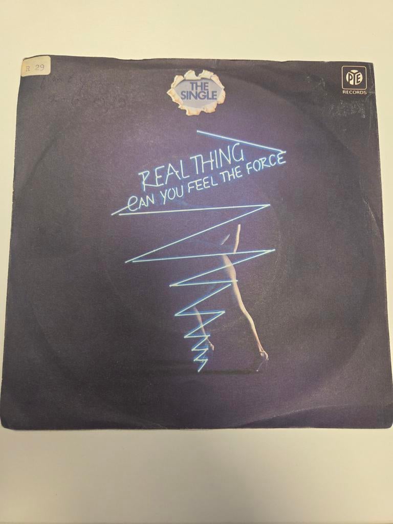 Real Thing can you feel the force 7 inch singel, Ophalen of Verzenden, Zo goed als nieuw, Overige formaten, Overige typen