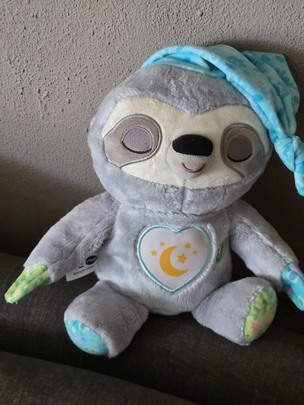 VTech Snoozy Luiaard - Interactieve Knuffel met Geluid, Overige merken, Overige karakters, Overige typen, Grijs