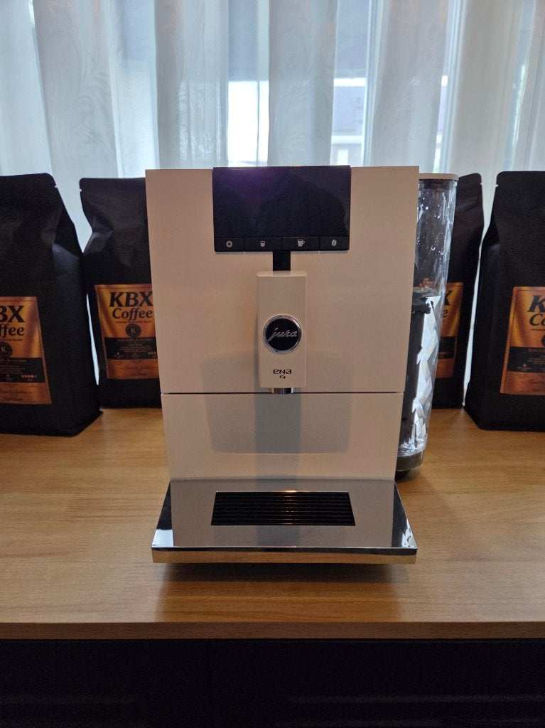 Jura ENA 4 (EB) Nordic White |Bouwjaar 2023|2014 bereidingen, Jura, 10 kopjes of meer, Koffiemachine, Ophalen of Verzenden