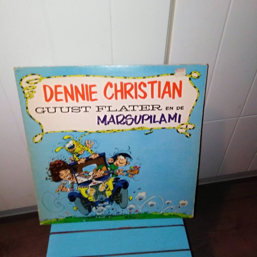 Lp Dennie Christian guust flater en de marsupilami, Cd's en Dvd's, Ophalen, Gebruikt, 12 inch, Levenslied of Smartlap
