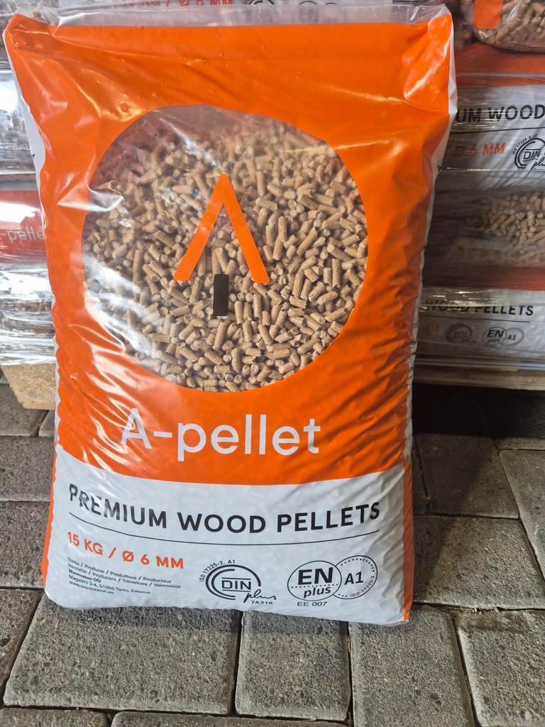 Tekoop houtpellets van zuiver naaldhout A1premium kwaliteit, Tuin en Terras, Haardhout, Minder dan 3 m³, Ophalen of Verzenden