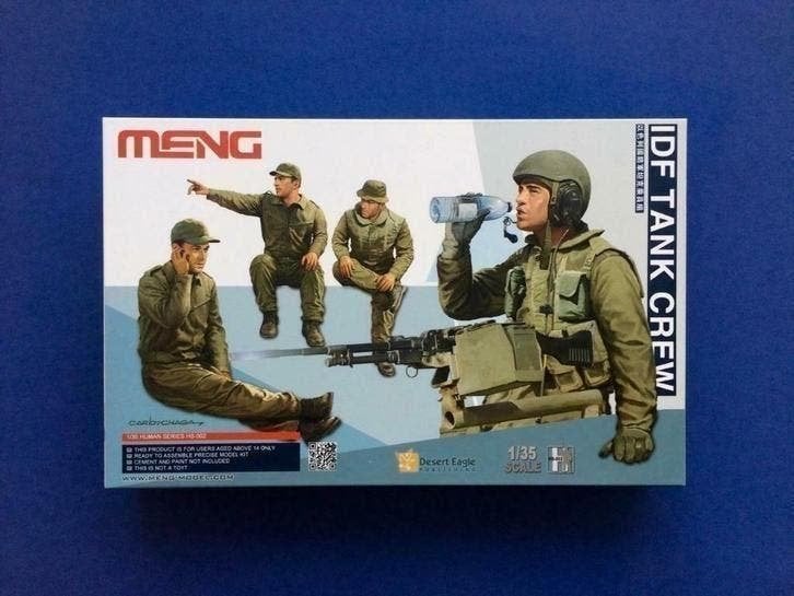 meng HS-2 IDF Tank Crew 1/35, Hobby en Vrije tijd, Verzenden, Nieuw, 1:35 tot 1:50