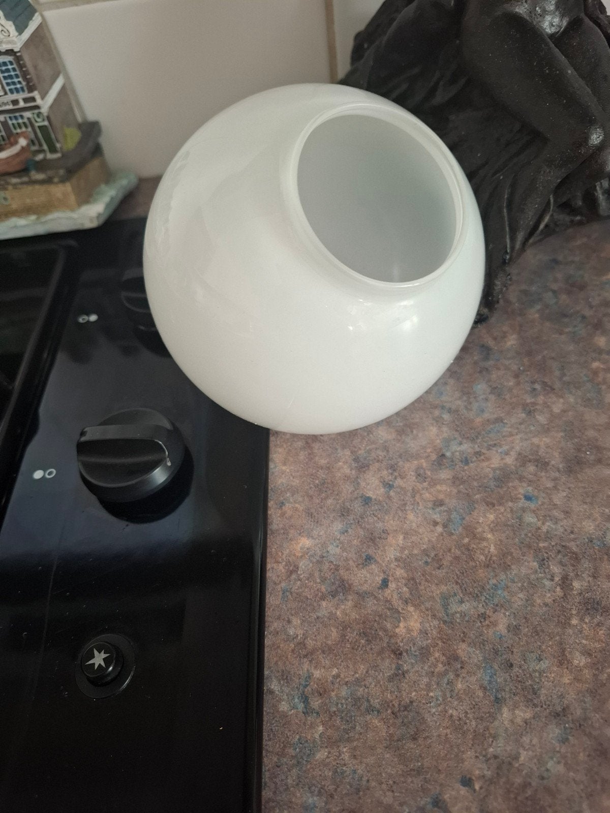 vintage witte bol (lamp), Ophalen of Verzenden
