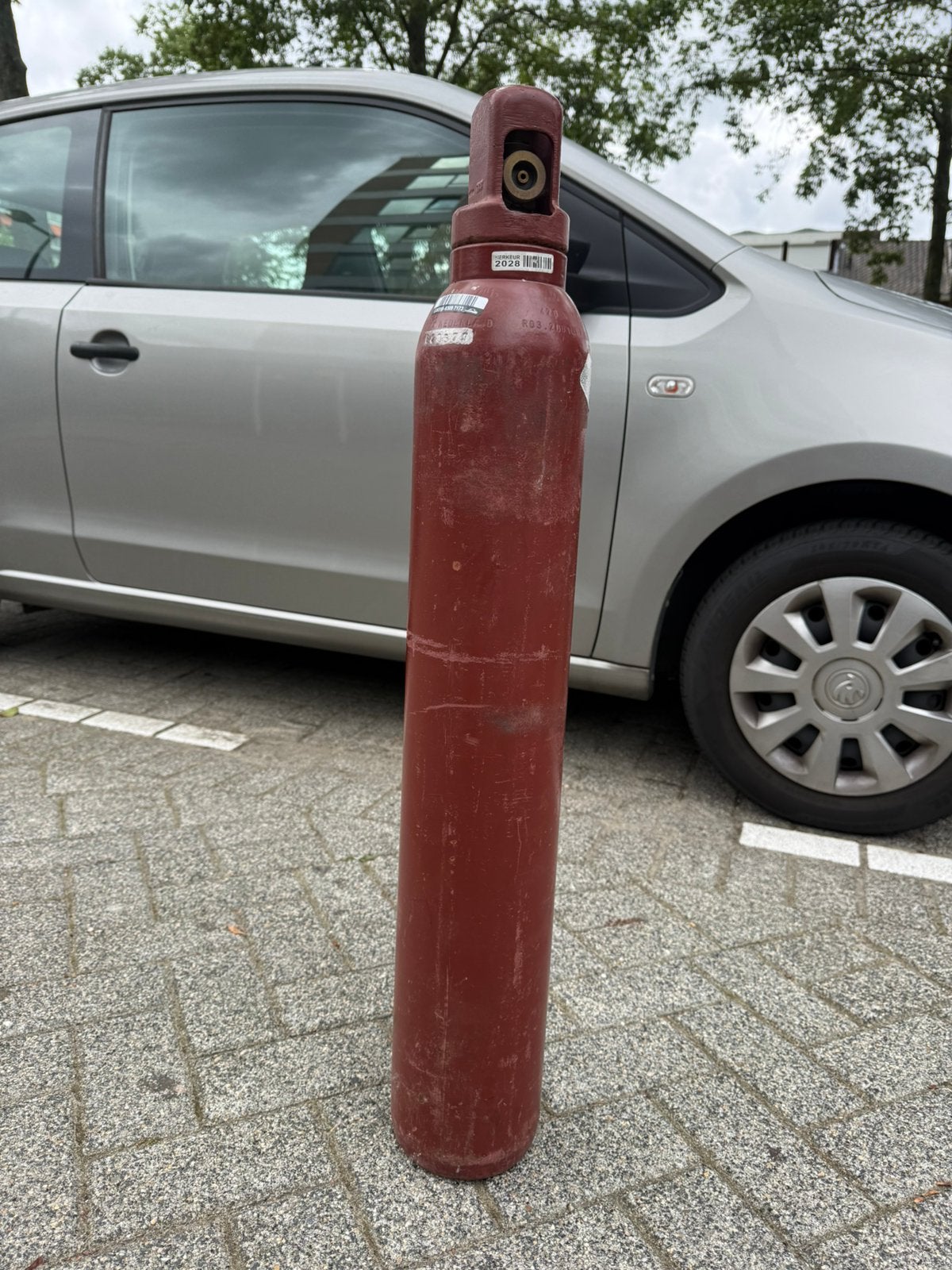 Acetylene lege fles 10.6kg CO2, Huis en Inrichting, Brandblussers en Brandkasten, Ophalen, Gebruikt