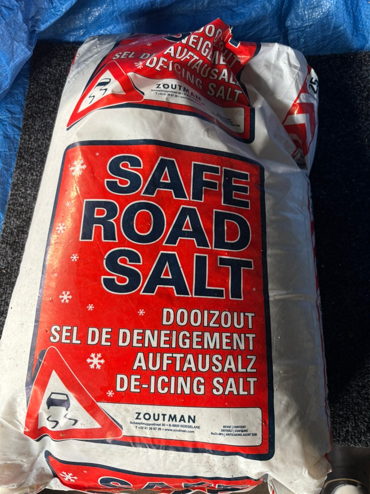 Zoutman Safe Road Salt – Dooizout / Strooi zout, Ophalen