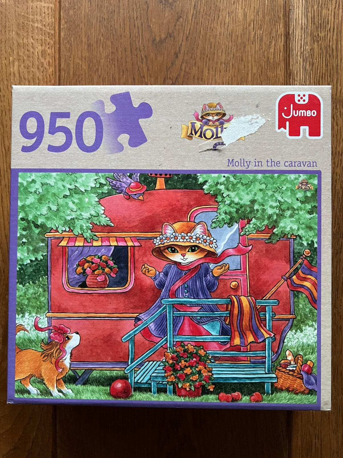 Molly in de caravan, Ophalen of Verzenden, 500 t/m 1500 stukjes, Zo goed als nieuw