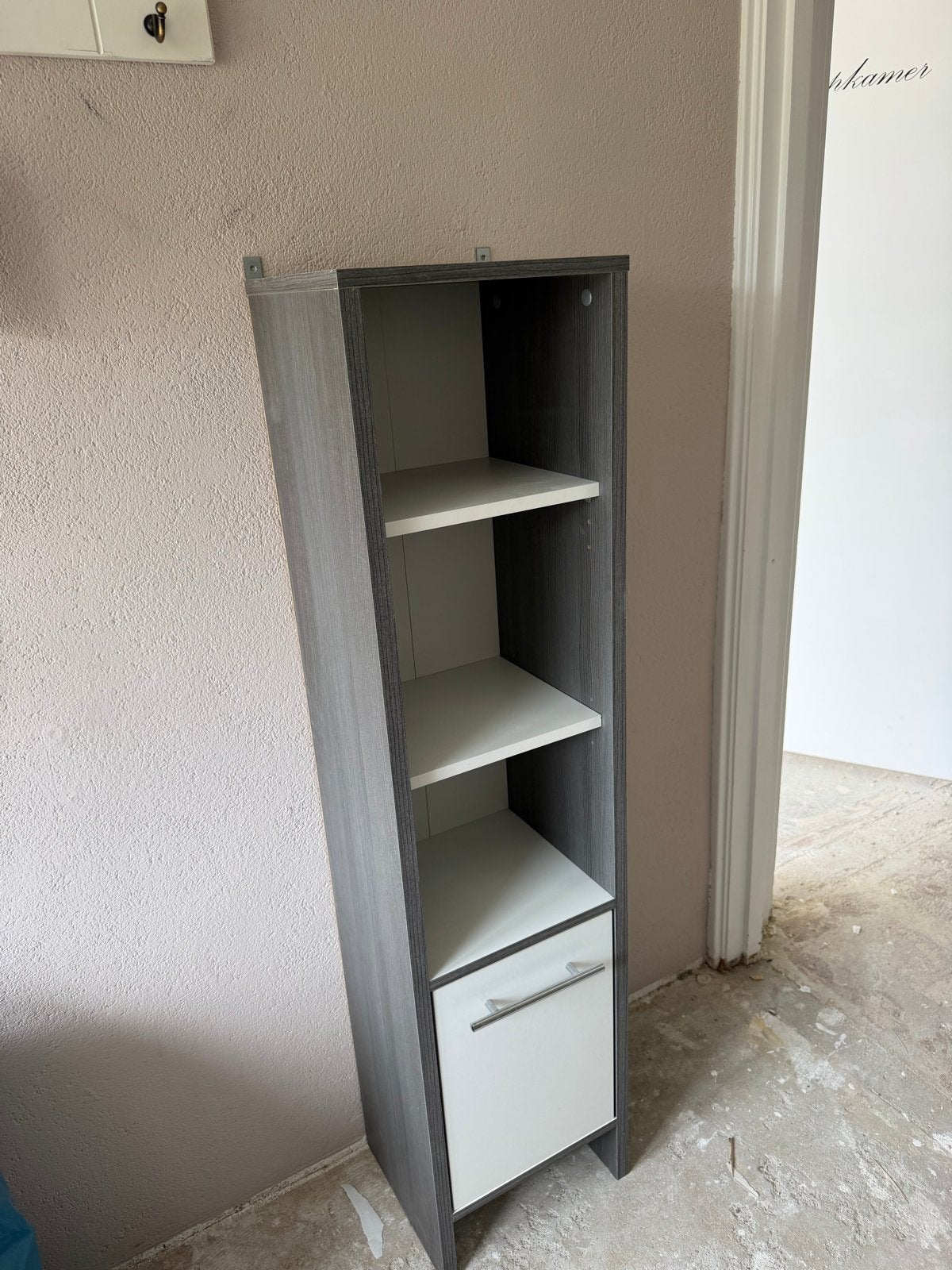 Badkamer handdoeken meubel, Huis en Inrichting, Badkamer | Badkamermeubels, Gebruikt, (Half)hoge kast, 150 tot 200 cm, Minder dan 50 cm