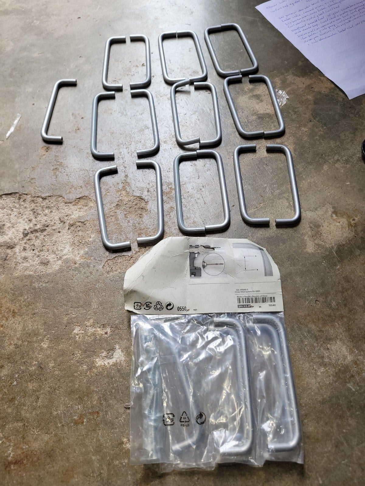 24x IKEA Grevsta Handgrepen - RVS Look, Ophalen