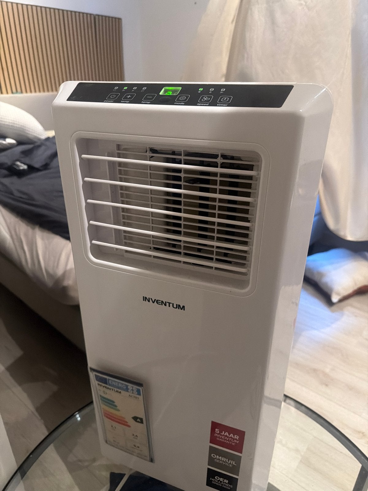 Inventum Mobiele Airco AC701 - Nieuw met bon en omruilservic, Minder dan 60 m³, Nieuw, 3 snelheden of meer, Ophalen of Verzenden