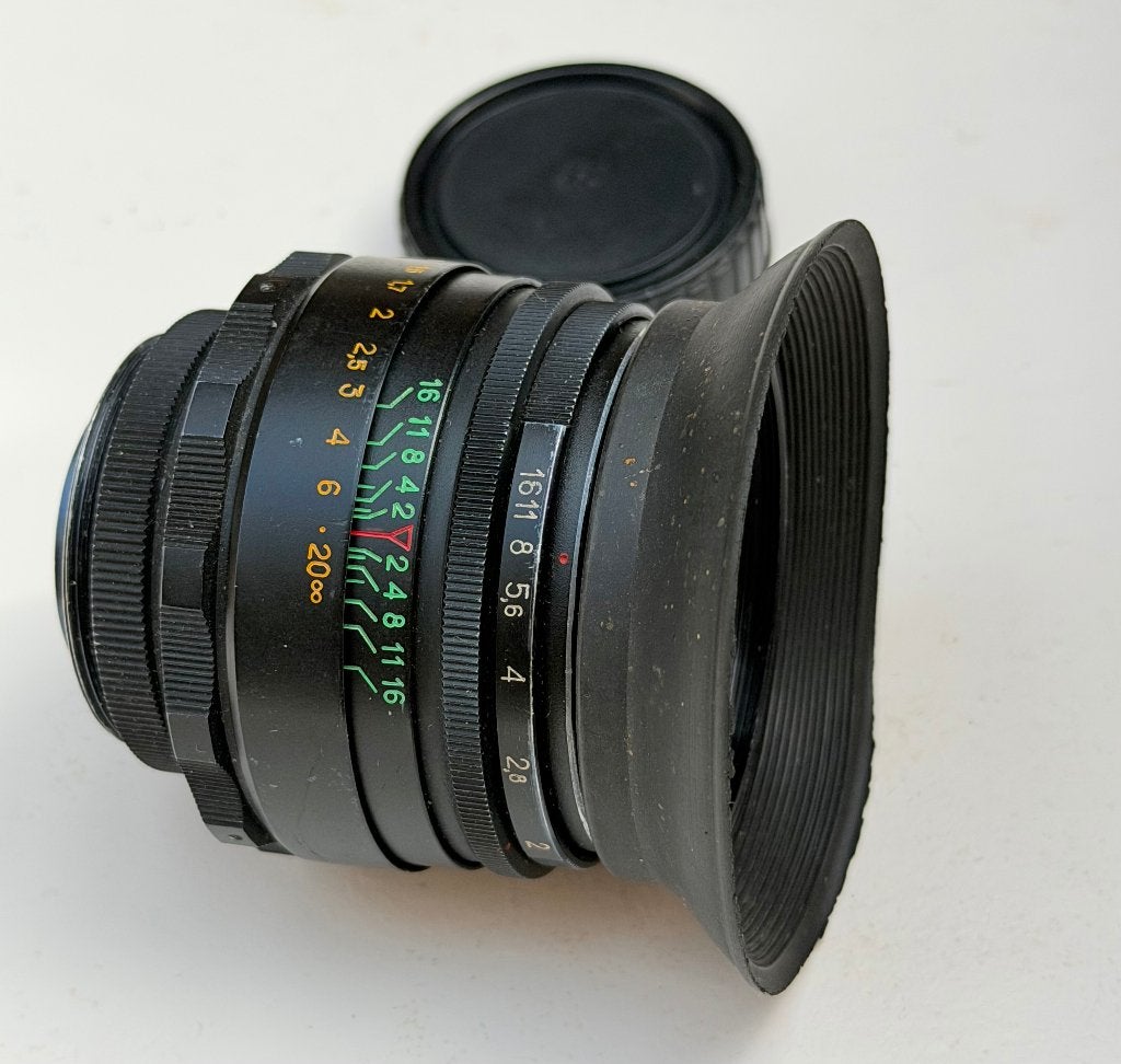Helios-44-2 58mm f2 (Valdaï) 1975 M42 e.a. Helios-44 lenzen, Ophalen of Verzenden, 1960 tot 1980, Lens of Lenzen