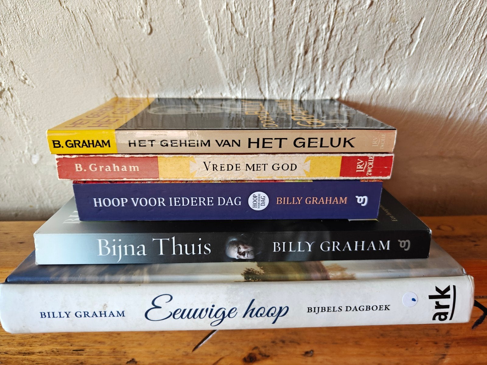 5 (Dag) boeken van Billy Graham., Ophalen of Verzenden, Zo goed als nieuw