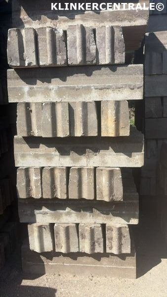750 st. grijs betonband 18/20x25x100cm stoeprand trottoirban, Bij dit gebruikte product niet te achterhalen, Gebruikt, Verzenden