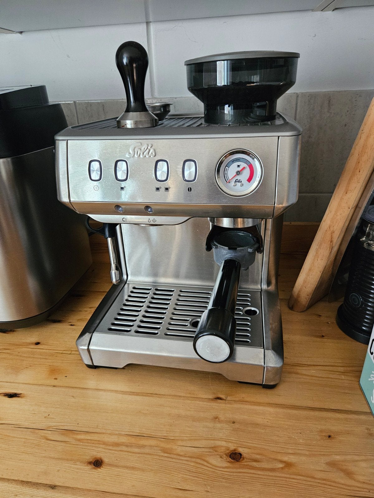 Solis Barista Perfetta Plus Espressomachine, Witgoed en Apparatuur, Koffiezetapparaten, Ophalen, Espresso apparaat, Zo goed als nieuw