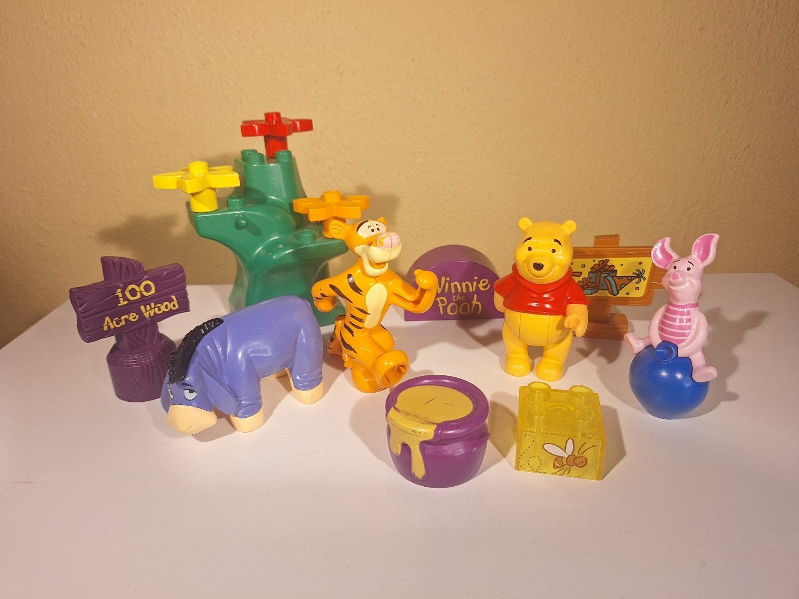 Duplo Winnie de Poeh set met figuren en accessoires, Ophalen of Verzenden, Gebruikt, Duplo, Disney