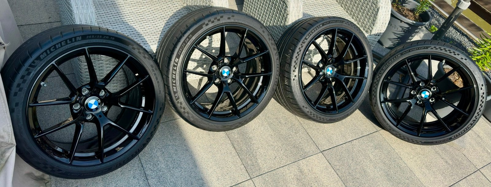 Originele F87 M2 CS 763M 19” velgenset met Michelin PS Cup2, Auto-onderdelen, Banden en Velgen, Banden en Velgen, Personenwagen