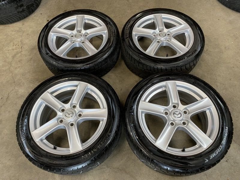 16 inch originele velgen + winterbanden Mazda MX-5, Auto-onderdelen, Gebruikt, -, Banden en Velgen, -