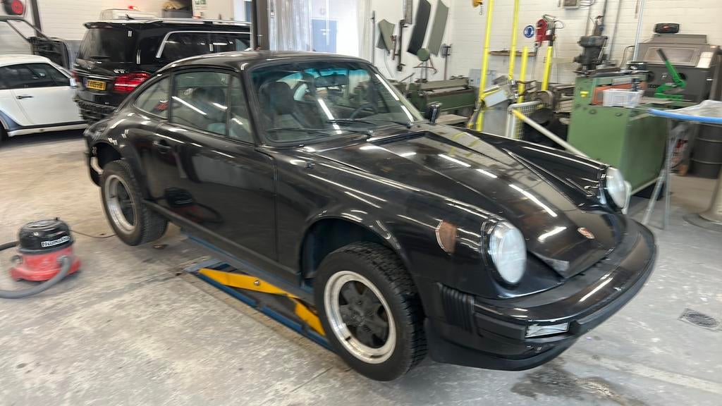 Porsche 911 sc project 1981, Blauw, Leder en Stof, Handgeschakeld, 3000 cc